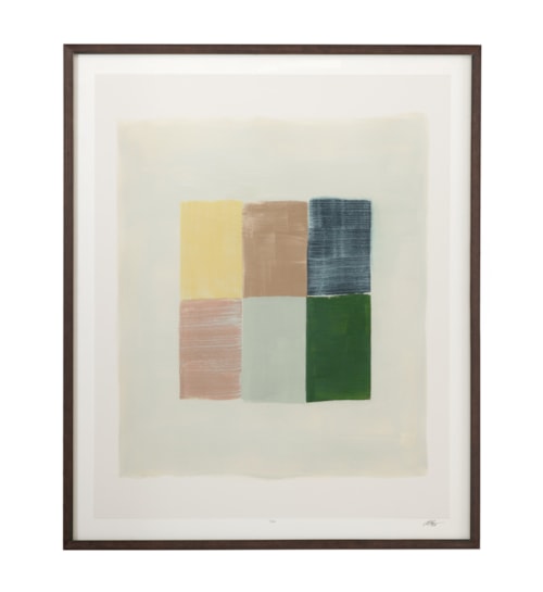 Sunny Patchwork II Framed Print