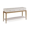 Bassett Mirror Perrine Perrine White Console Table