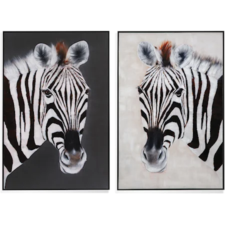 Zebra Positive and Negative Set of 2