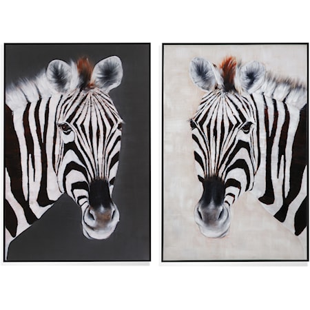 Zebra Positive and Negative Set of 2