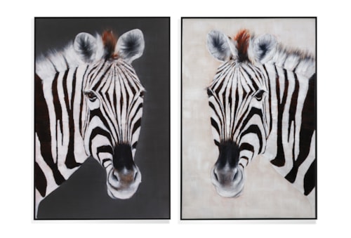 Zebra Positive and Negative Set of 2