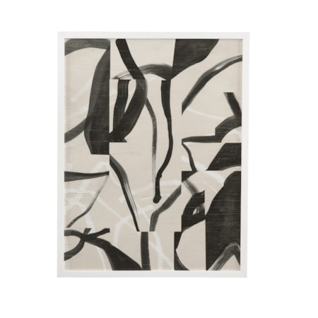 Ink Maze I Framed Print
