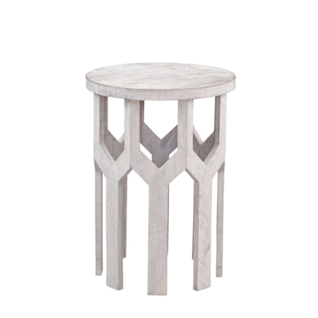 Lloyd White Accent Table