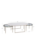 Bassett Mirror Accent Tables Contemporary Cicco Accent Table