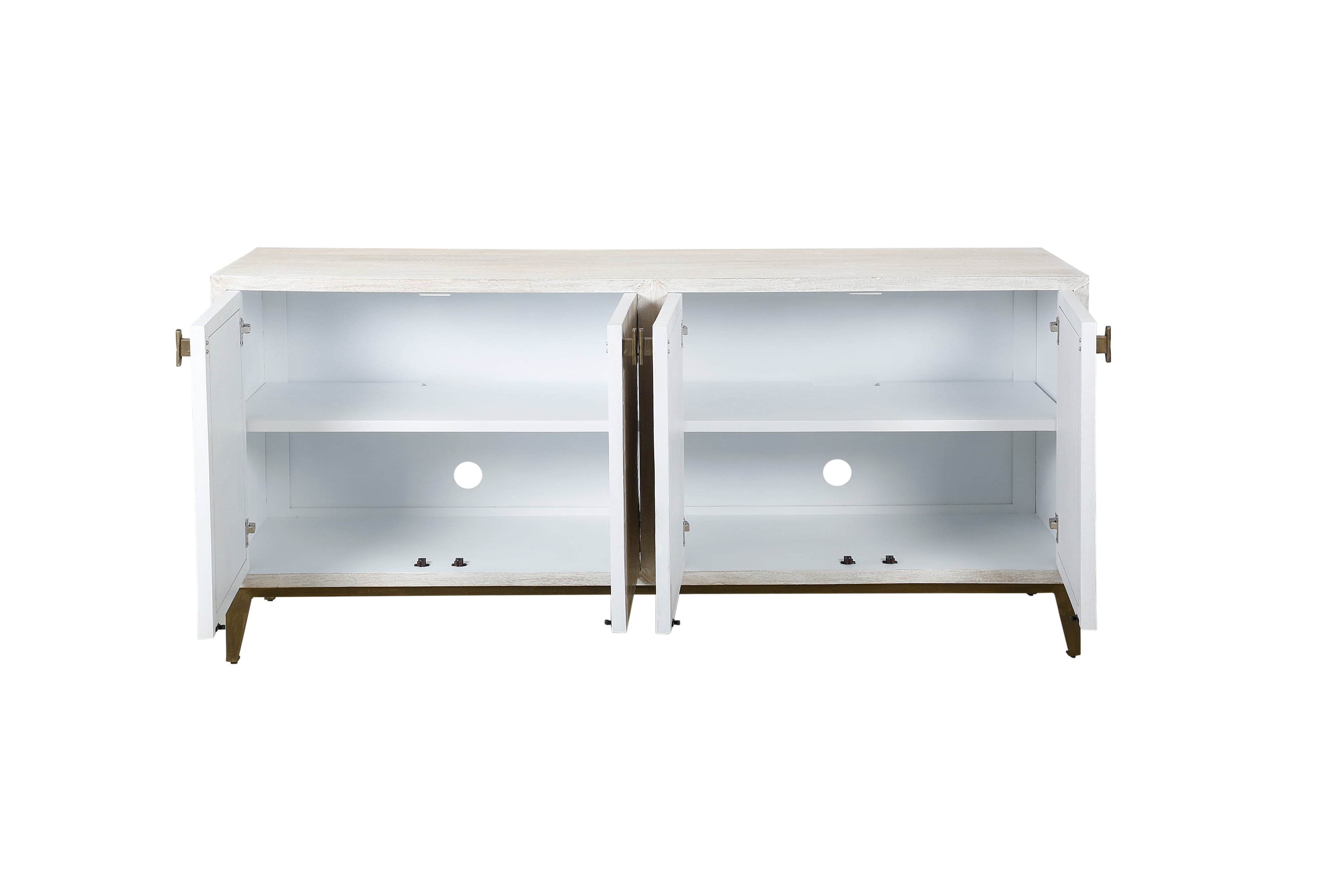 Bassett Mirror Servers 4-Door Server Cabinet