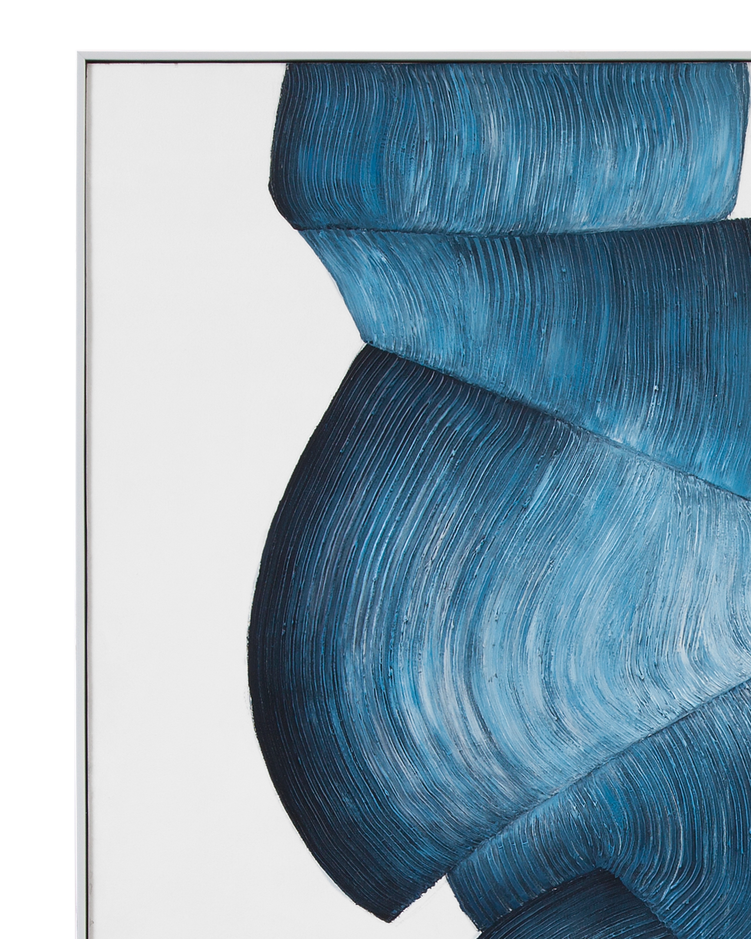 Ribbons Framed Canvas