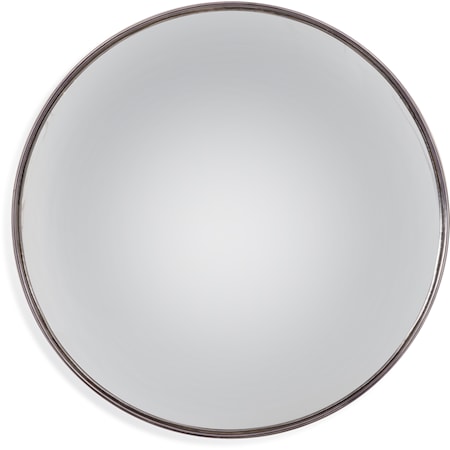 Silver Convex Wall Mirror