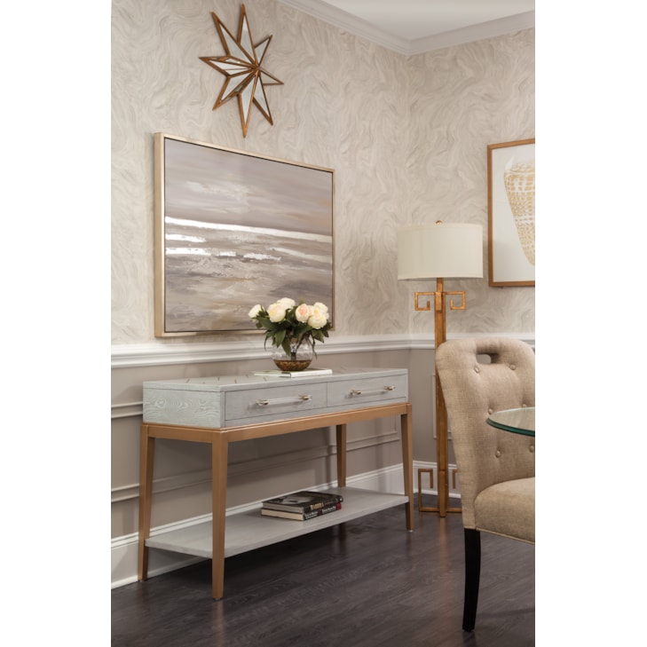 Bassett Mirror Perrine Perrine Wood Console Table