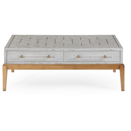 Perrine Wood Rectangular Cocktail Table