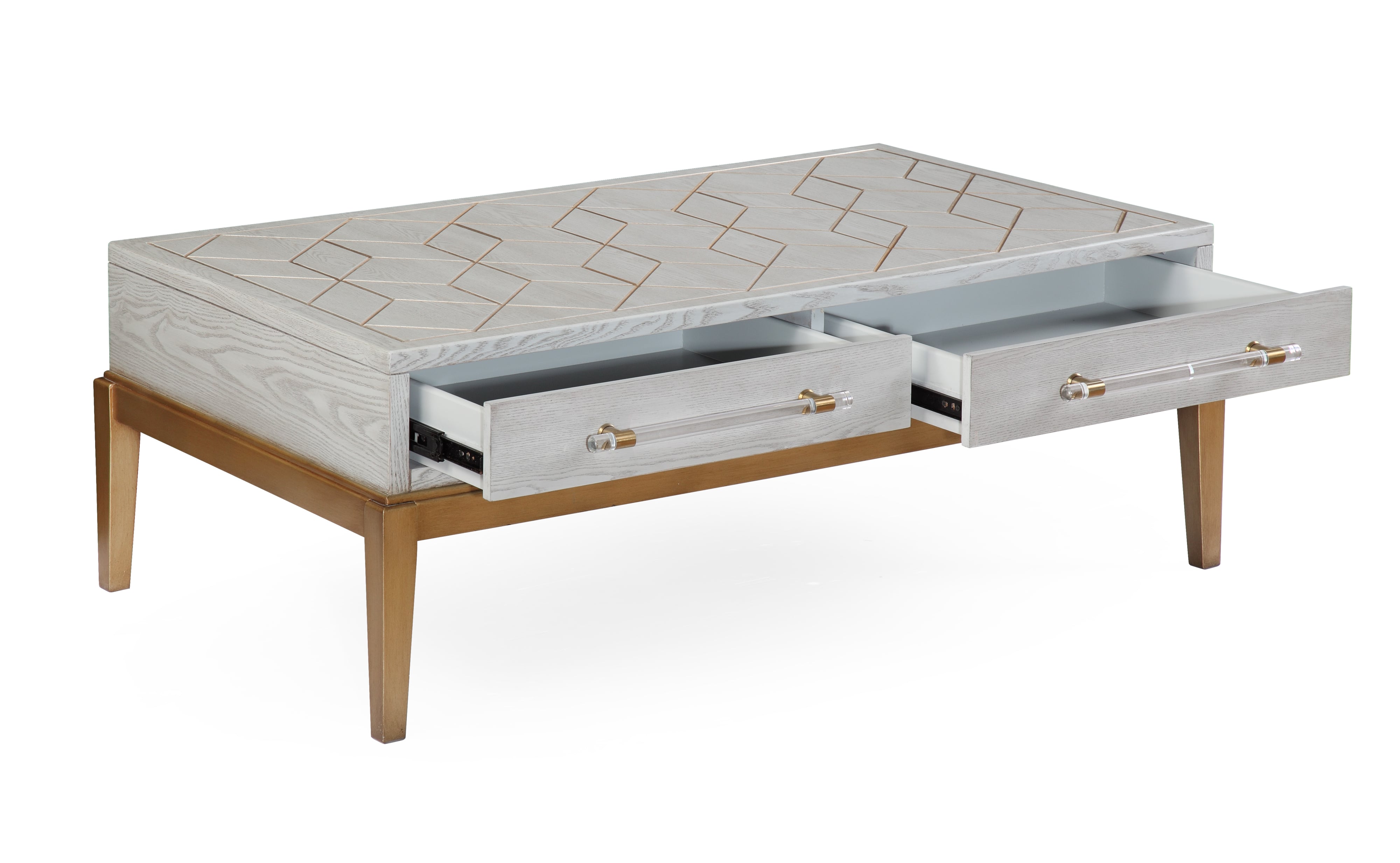 Perrine Wood Rectangular Cocktail Table