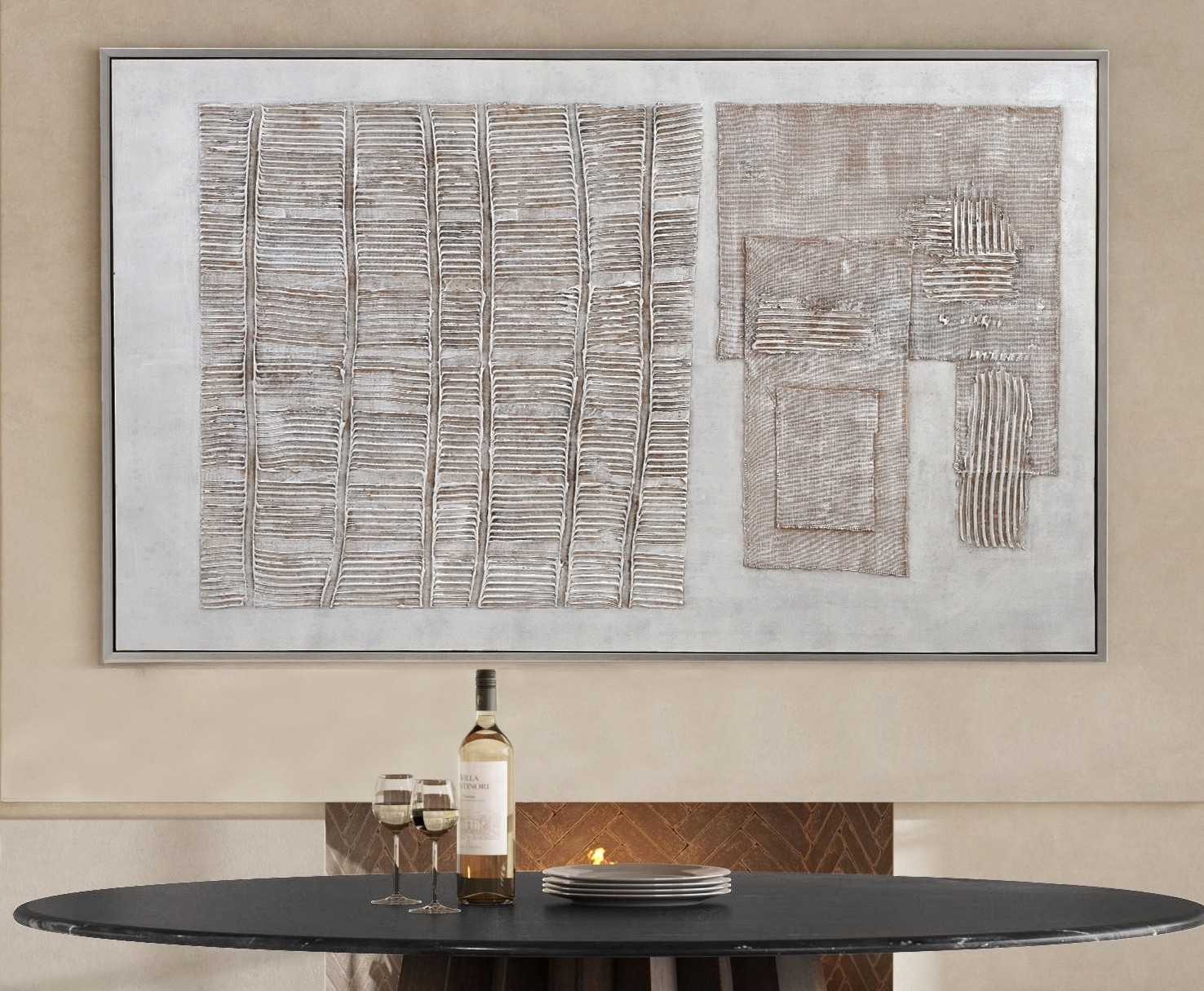 Bassett Mirror Canvas Art Counted Days Framed Canvas