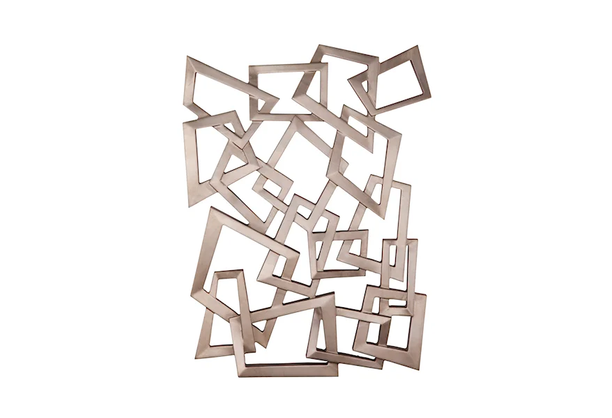  Silver Sculpture Wall Hanging  by Bassett Mirror at Esprit Decor Home Furnishings