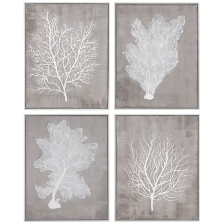 Tranquil Framed Canvas Set Of 4