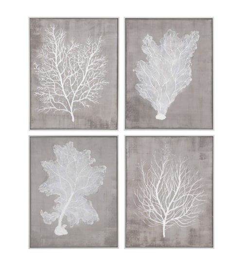 Tranquil  Framed Canvas Set Of 4