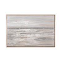 Silver Landscape Framed Art