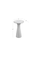 Bassett Mirror Accent Tables Contemporary Minimalist Accent Drink Table