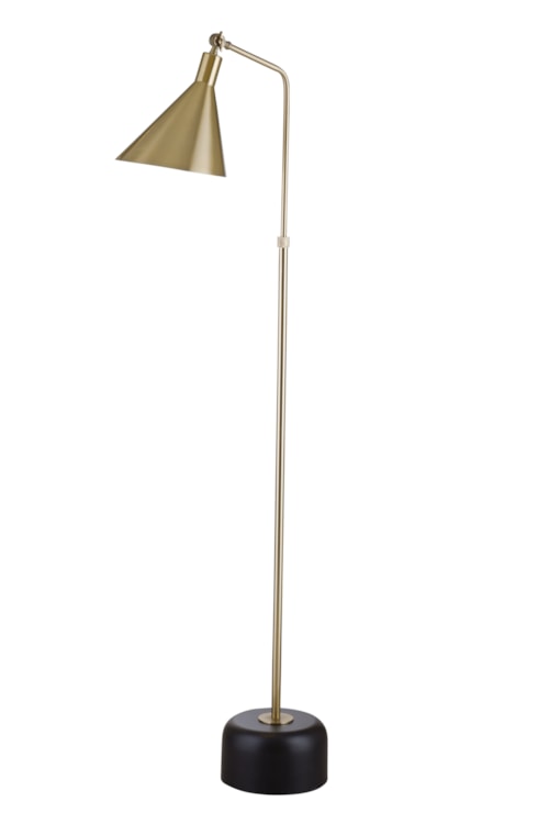 Contemporary Brass Floor Lamp