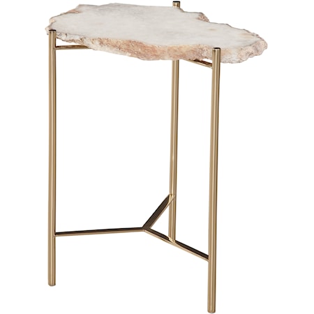 Glam Cora Accent Table