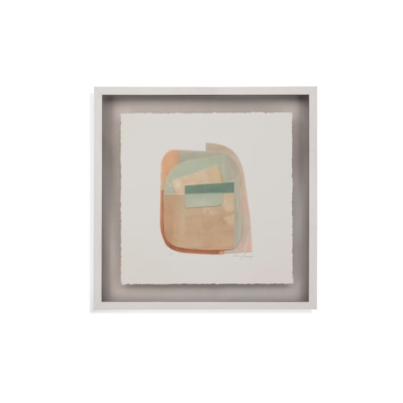 Color Structure II Framed Print