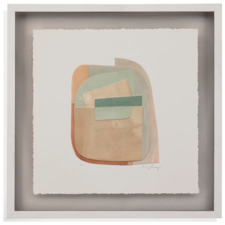 Color Structure II Framed Print