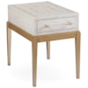 Bassett Mirror Perrine Perrine White Accent Table