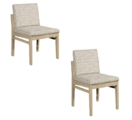 Bassett Mirror Trifecta Trifecta Dining Chair Set Of 2