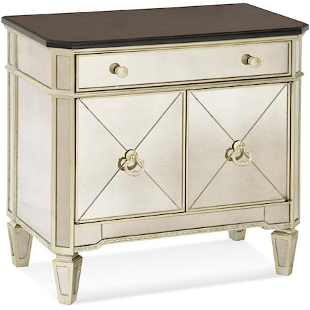 Mirrored Accent Chest