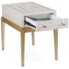Bassett Mirror Perrine Perrine White Accent Table