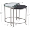 Bassett Mirror Hensley Bunching End Table