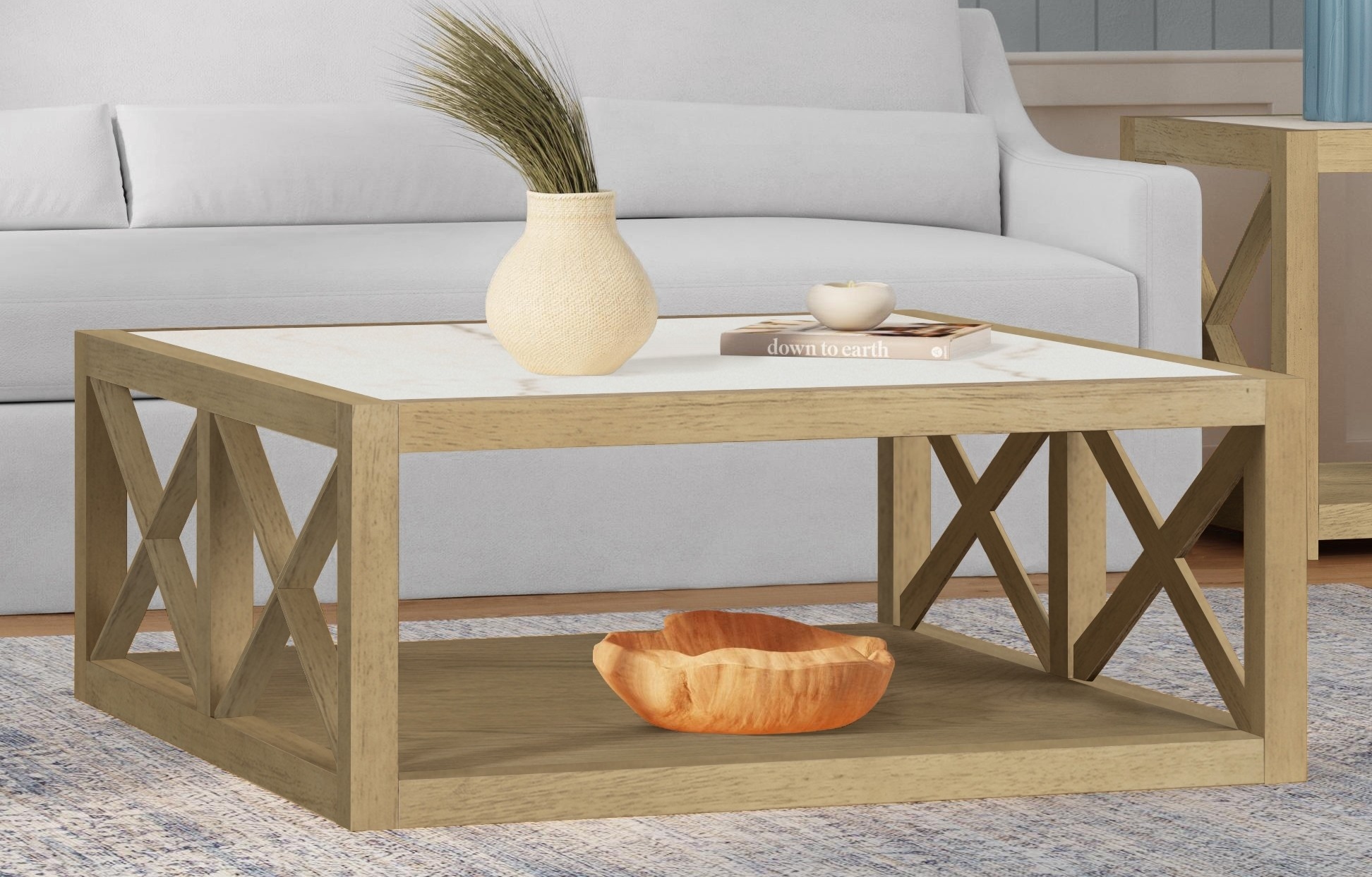 Bassett Mirror Holden Holden Square Coffee Table