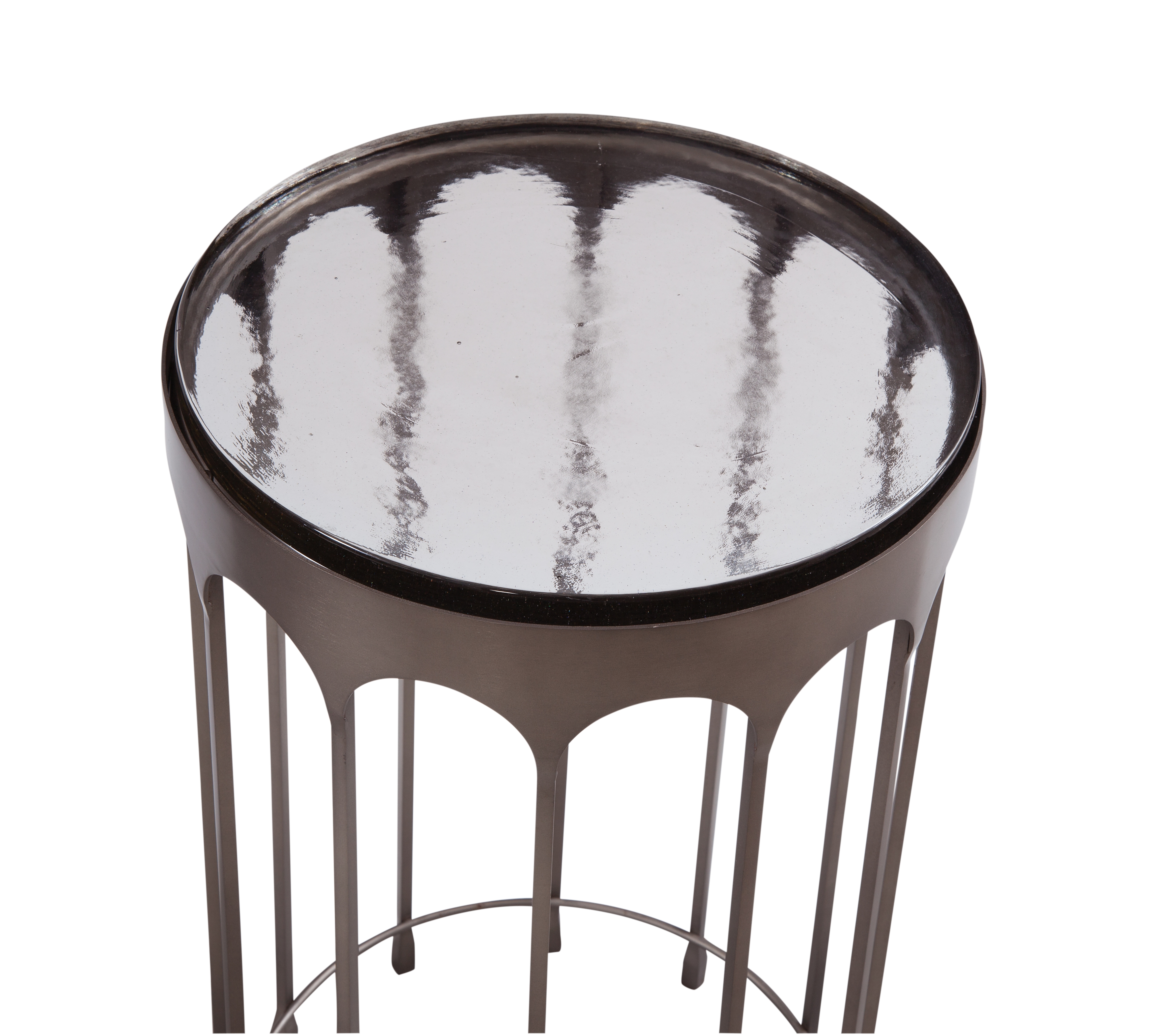 Hartley Nickel Accent Table