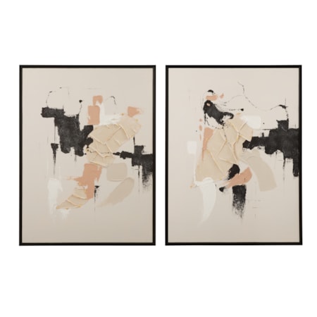 Intuitive Framed Canvas S/2