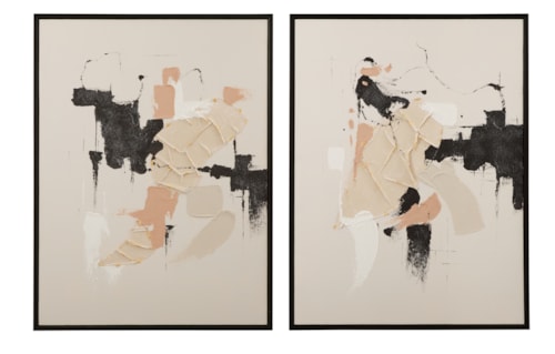 Intuitive Framed Canvas S/2