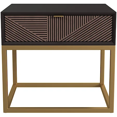 Beader Rectangular End Table