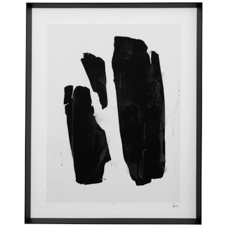 Triple Block Print II Framed Print