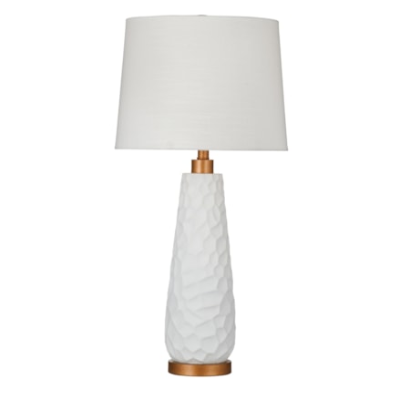 Copeland White Table Lamp