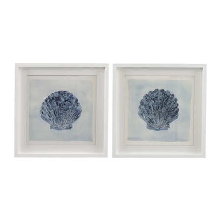 Blue Treasure Framed Print S/2
