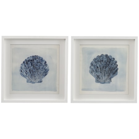 Blue Treasure Framed Print S/2