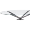 Bassett Mirror Deen Deen Oval Cocktail Table