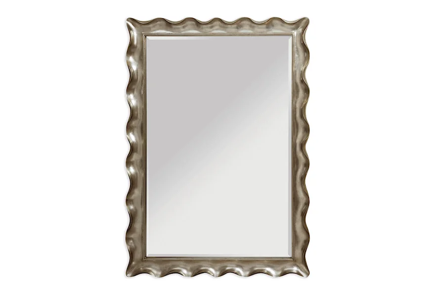  Pie Crust Leaner Mirror  by Bassett Mirror at Esprit Decor Home Furnishings