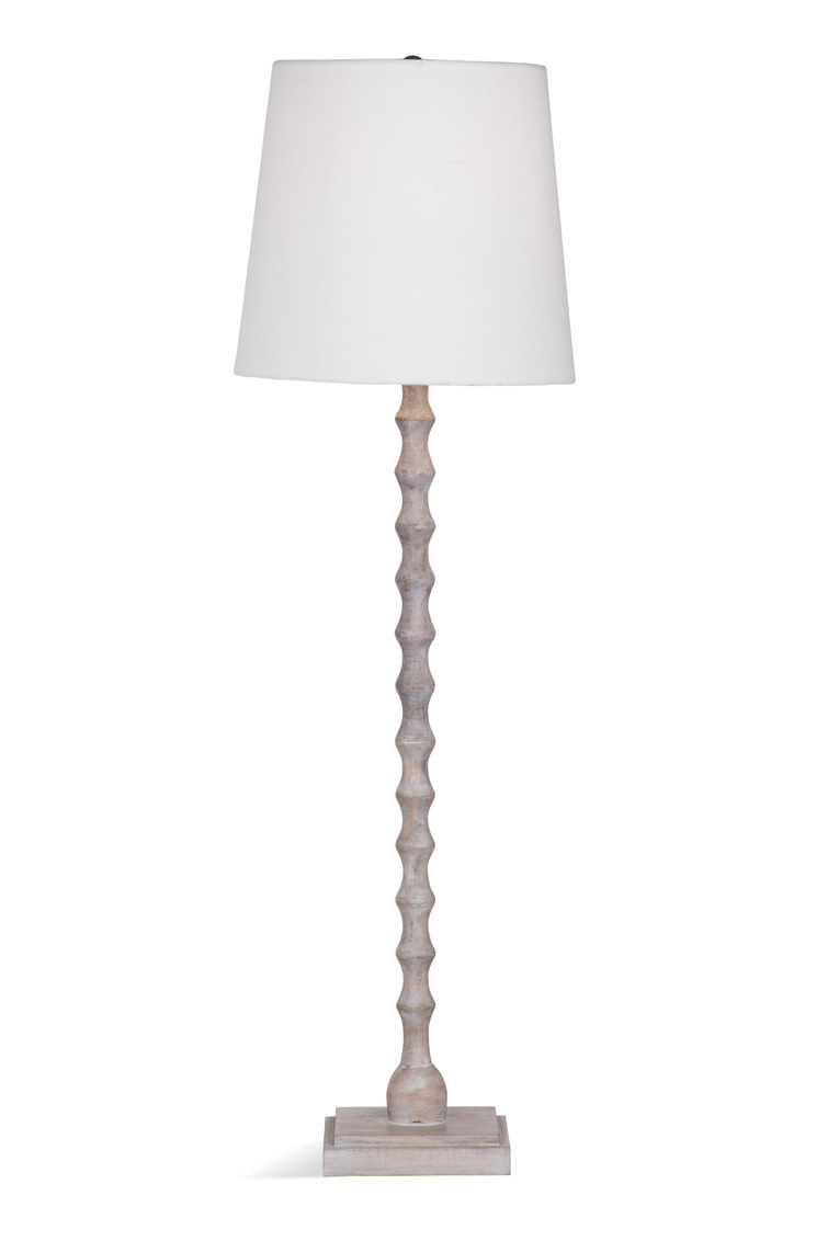 bobbin base floor lamp