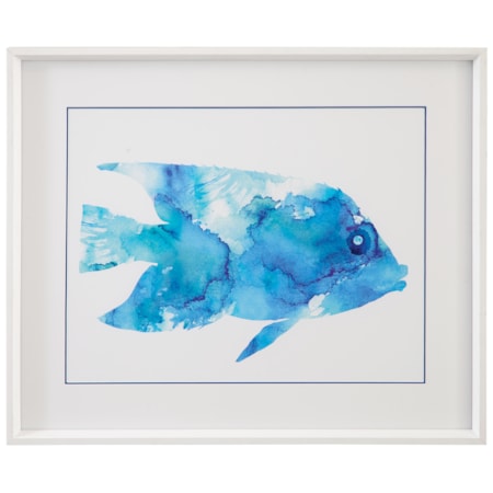 Watercolor Fish II Framed Print