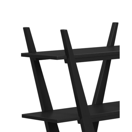 Stratton Black Etagere