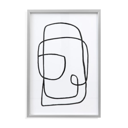 Form Study Xii Framed Print
