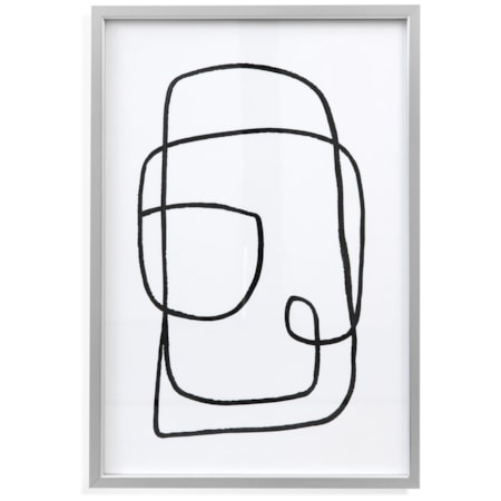 Form Study Xii Framed Print