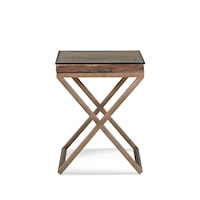 Industrial Square End Table