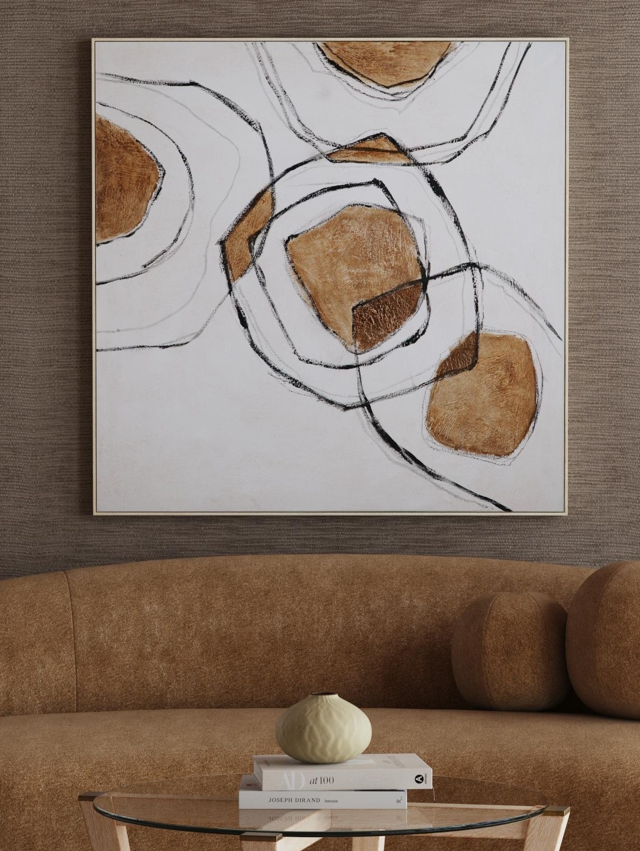 Bassett Mirror Canvas Art Rhetoric Framed Canvas