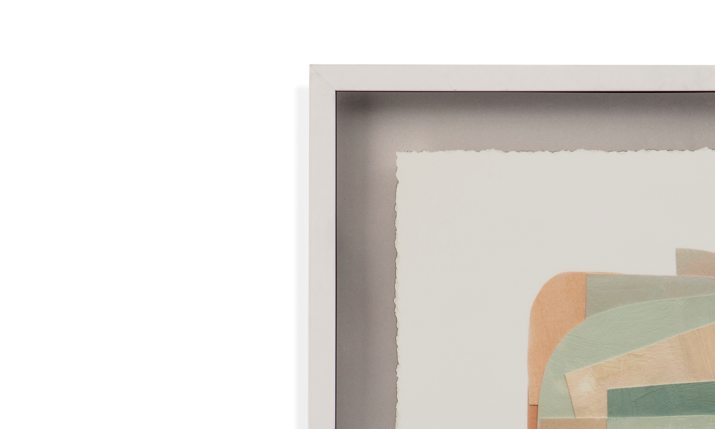 Color Structure II Framed Print