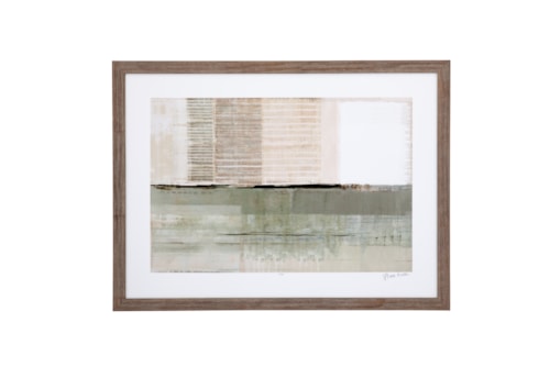 Across The Abstract Bay II Framed Print