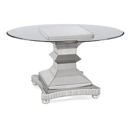 Contemporary Pedestal Dining Table